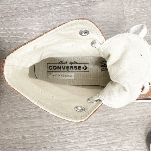 Converse Rust/Brown High-Top Sneakers - 7.5 - Picture 8 of 8